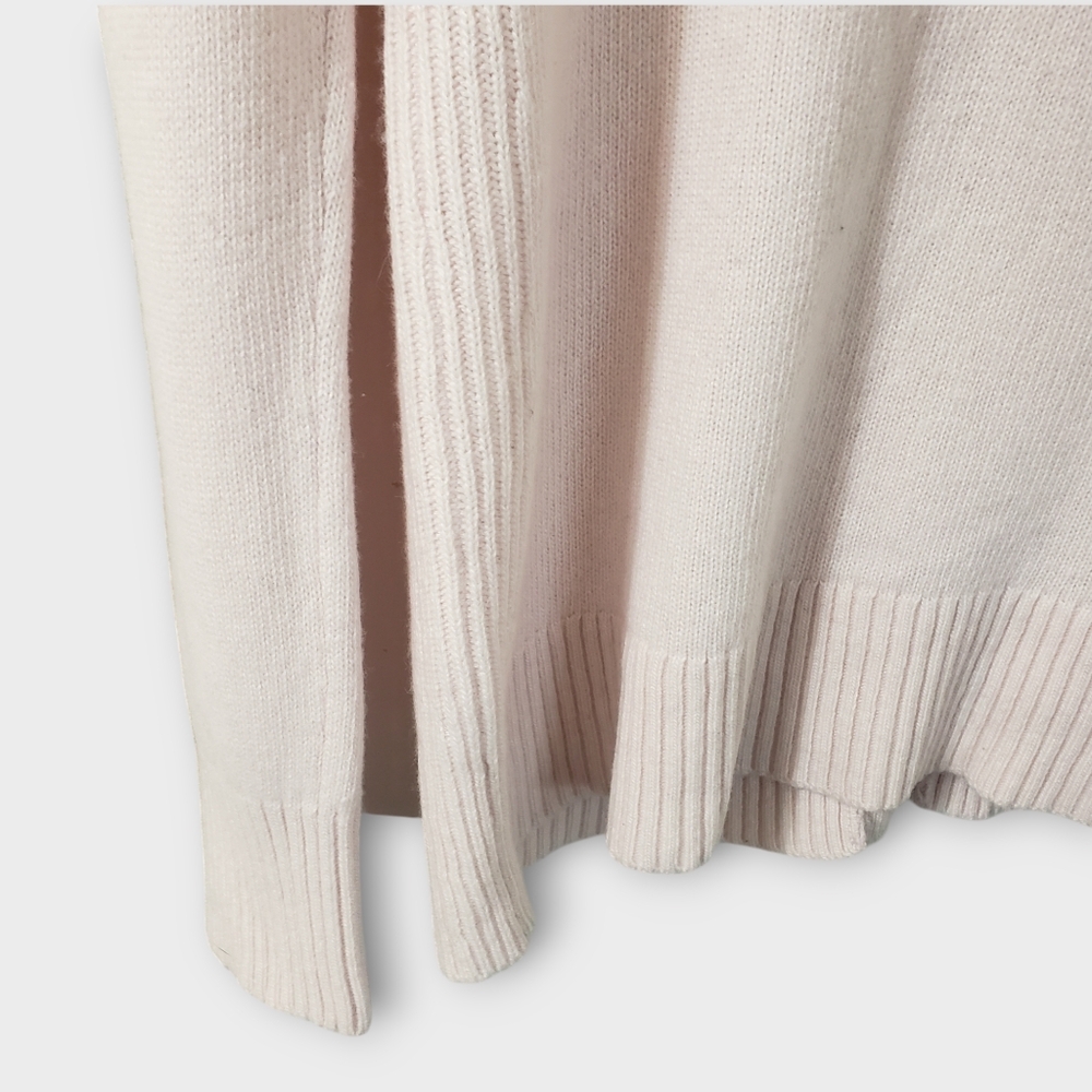 Banana Republic Womens Filpucci Button Back Sweater Medium Pink Wool Cashmere - Picture 6 of 13